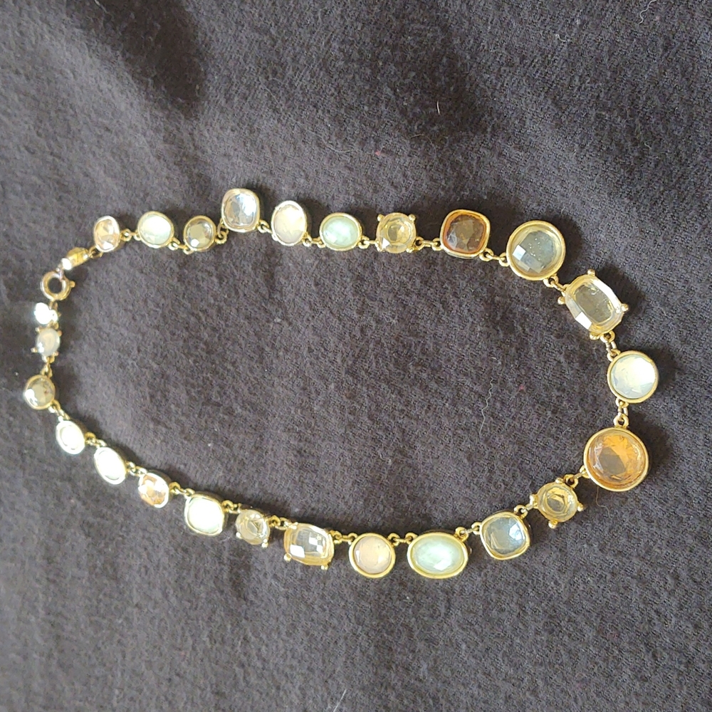 LOFT Gold and Cream Necklace